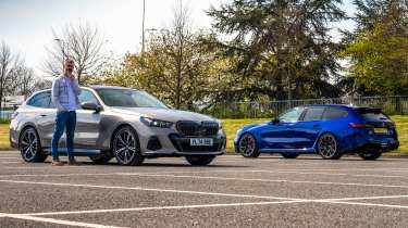 BMW 530e Touring LT test - 530e and BMW M5